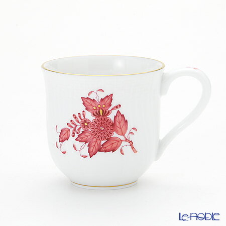 【P10倍・クーポン】ヘレンド (HEREND) アポニーモーヴ 01739-0-00 ミッドマグ 200ml /// マグカップ ピンク 磁器 花柄 コーヒー 紅茶 中国茶 大人可愛い かわいい おしゃれ ハイブランド 高級 洋食器 HEREND 小さめ ハンガリー // ギフト プレゼント 贈り物 誕生日 結婚祝い