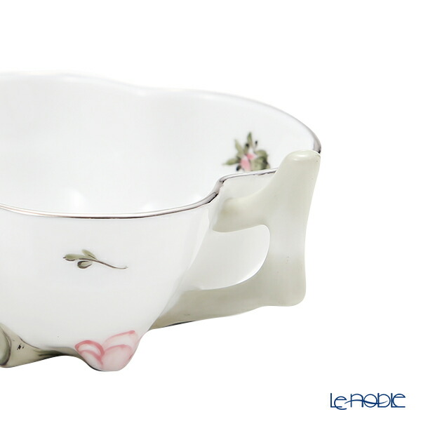 ヘレンド(HEREND)ウィーンのバラプラチナシンプルVGRS-PTオープンシュガー10.5cm00492-0-00