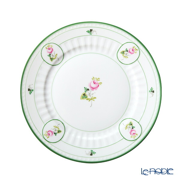 ヘレンド (HEREND) ウィーンのバラ VRH アンピールデザートプレート 19.5cm 04463-0-00 HEREND ブランド プレート お皿 ディッシュ