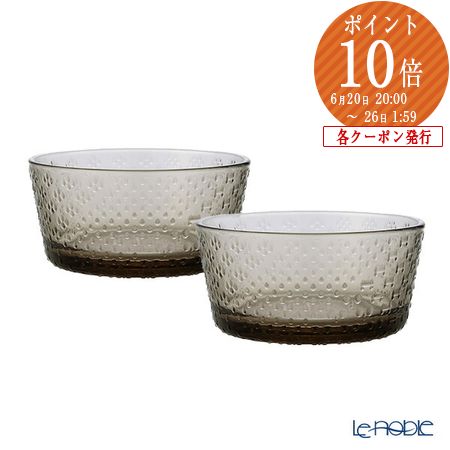 【P10倍・クーポン】イッタラ (iittala) ツンドラ ボウル リネン 250ml 1070597 ペア 北欧食器 フィンランド ボウル 鉢