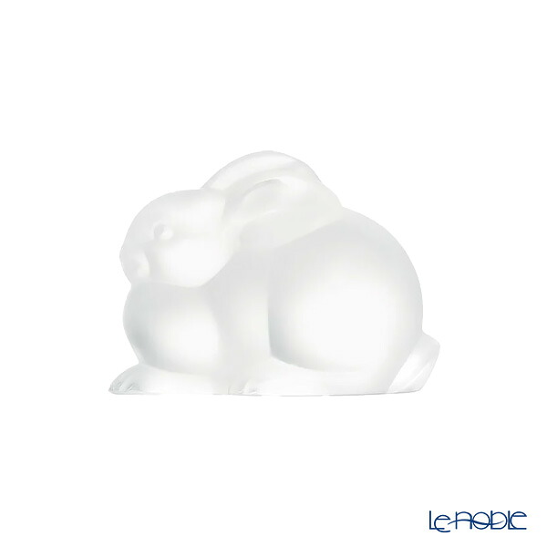 【P10倍・クーポン】ラリック ラパン クシェ オブジェ(リエディション) ウサギ 1210500 LALIQUE ガラス 置物 オブジェ インテリア|ブランド洋食器の店ル・ノーブル