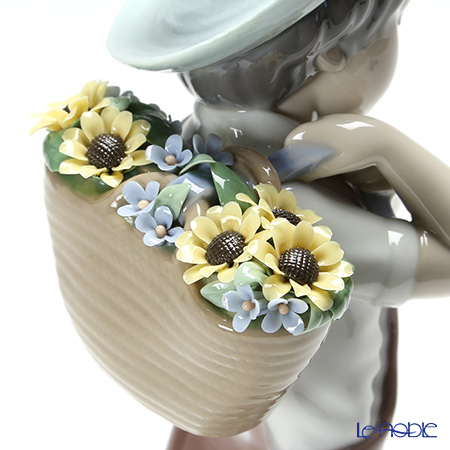 70 Off リヤドロ Lladro 少年 花かご 置物 Imizu Weblike Jp