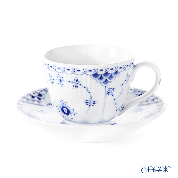 【美品】ロイヤルコペンハーゲン ブルーフルーテッド ハーフレース17cm 2枚 ロイヤルコペンハーゲン（Royal Copenhagen） ブルー