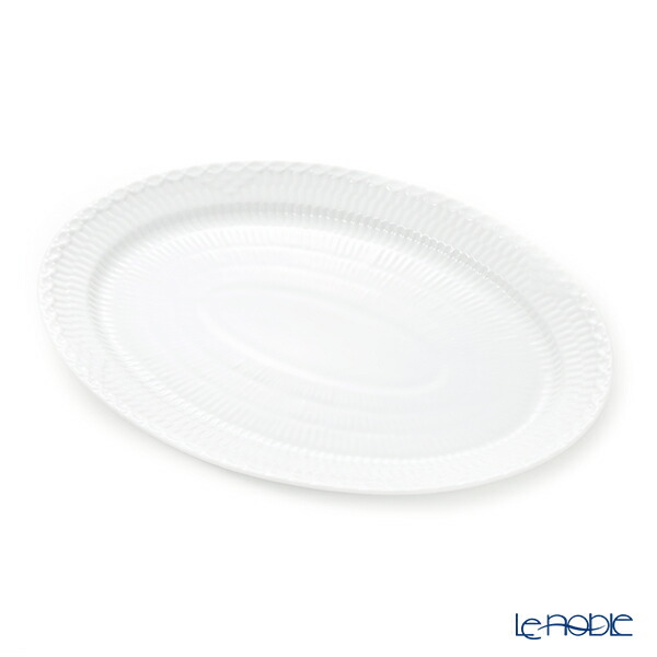 ロイヤルコペンハーゲン ホワイトエレメンツ　オーバルディッシュ　23㎝　3枚 000002597353b.jpg