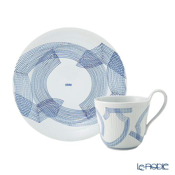 【P10倍・クーポン】ロイヤルコペンハーゲン (Royal Copenhagen) モチーフ 2点セット マグカップ＆プレート22cm ロイヤルコペンハーゲン Royal Copenhagen ブランド食器 食器セット｜ブランド洋食器の店ル・ノーブル