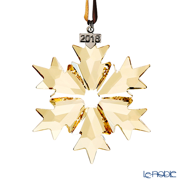 スワロフスキー クリスマスオーナメント ゴールド SWV5-357-982 18AW(2018年度限定生産品) Swarovski 飾り 装飾