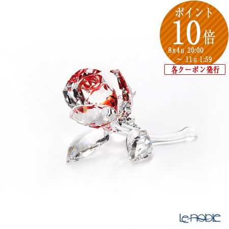 スワロフスキー　フラワードリーム　レッドローズ　置物 スワロフスキー Swarovskiレッドローズ 薔薇 ローズ フラワー