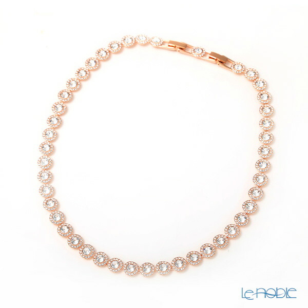 【P10倍・クーポン】スワロフスキー ネックレス Una Angelic Tennis ラウンド ホワイト／ローズゴールド SW5367845 Swarovski ネックレス ペンダント