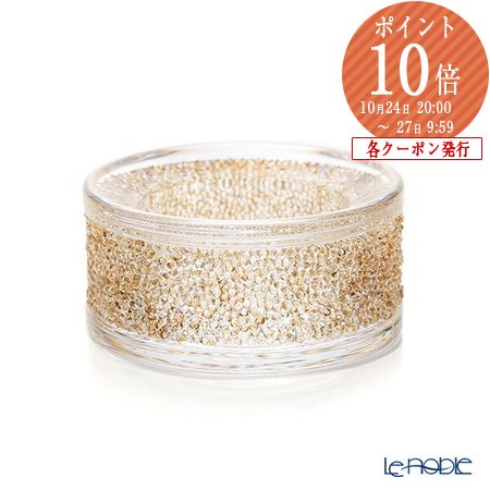 スワロフスキー　キャンドルホルダー　ゴールデンシャドウ　正規品　美品 スワロフスキー キャンドルホルダー ゴールデンシャドウ 正規品