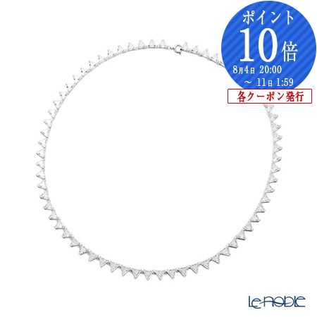 【P10倍・クーポン】スワロフスキー ネックレス Matrix Tennis トライアングル ホワイト／ロジウム SW5599191 21SS Swarovski ネックレス ペンダント 廃盤
