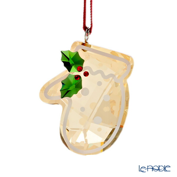 【P10倍・クーポン】スワロフスキー Holiday Cheers ジンジャーブレッド 手袋オーナメント SW5656276 23AW /// クリスマス SWAROVSKI ガラス クリスタル ゴールド 吊り下げ飾り キラキラ 単品 おしゃれ かわいい ブランド 小さめ ツリー 雑貨 // ギフト プレゼント 贈り物