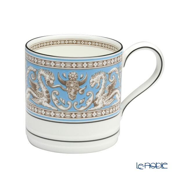 マグカップ ポイント10倍 ウェッジウッド Wedgwood フロレンティーン ターコイズ マグ L 300ml ウエッジウッド 結婚祝い 内祝い お祝い マグカップ おしゃれ かわいい 食器 ブランド ブランド洋食器の店ル ノーブル