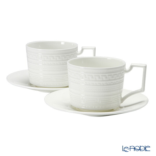 マイセンホワイトレリーフ　コーヒーカップ&ソーサー　6客セット マイセンホワイトレリーフ コーヒーカップ&ソーサー 6客セット
