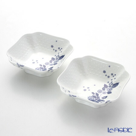 ウェッジウッド (Wedgwood) ストロベリーブルームインディゴ スモールボウル 14×14cm ペア ウエッジウッド Wedgwood ストロベリーブルーム インディゴ 食器セット