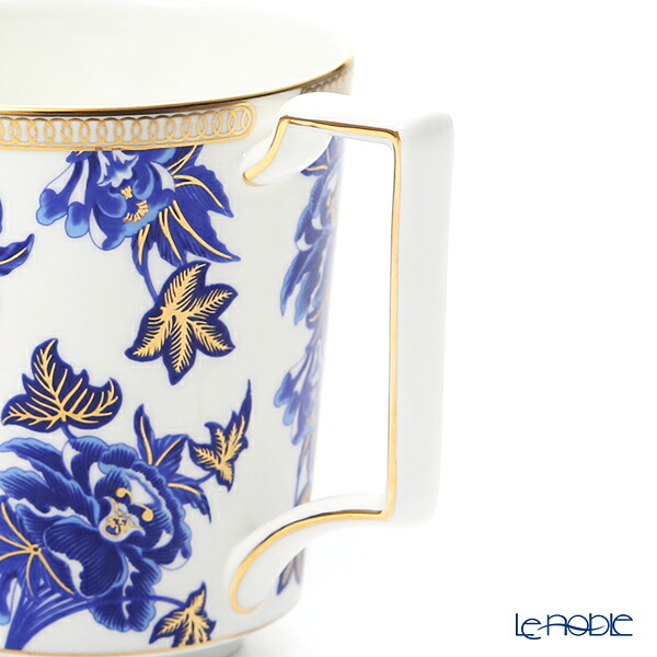 【10/1クーポン・P10】 ウェッジウッド (Wedgwood) ハイビスカス マグカップ 300ml /// WEDGWOOD 青 ブルー ボーンチャイナ 花柄 大人可愛い ウエッジウッド おしゃれ ブランド 高級 イギリス 洋食器 輸入雑貨 陶磁器 ヨーロッパ // ギフト プレゼント 贈り物 誕生日