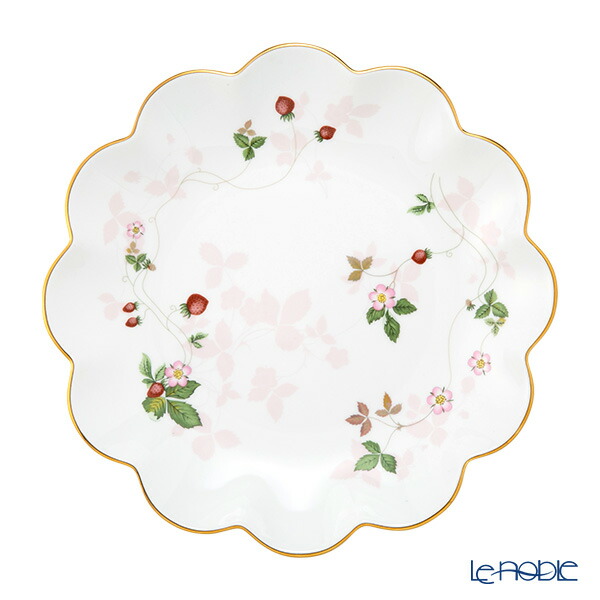  ウェッジウッド　ワイルドストロベリーサラダソーサー6点セット ウェッジウッド（Wedgwood） ワイルドストロベリー サラダ