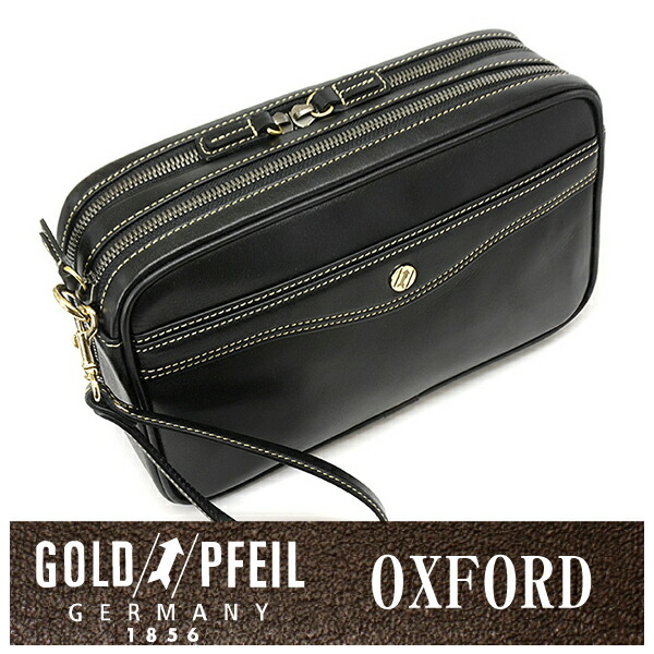GOLD PFEIL ゴールドファイル ボストンバック レザー 大容量 黒 楽天市場】GOLD PFEIL レザーボストンバッグ 44CM