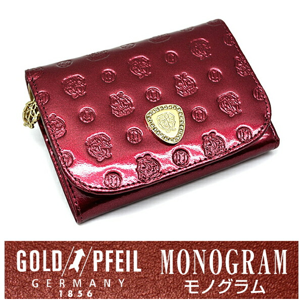 激安の 楽天市場 プレリー財布 Gold Pfeil ゴールドファイル ワイン モノグラム レザー メタリック加工 二つ折り財布 牛革 本革 ウォレット Gp 楽ギフ 包装選択 プレリーギンザ 人気no 1 本体 Stemworldeducationalservices Com