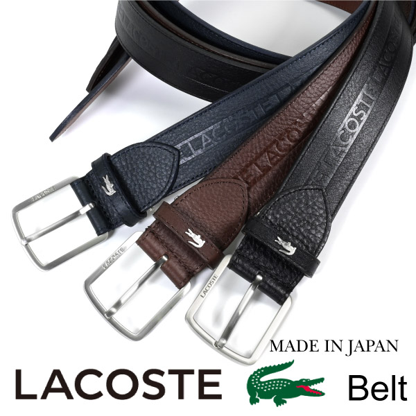 紳士 紳士ベルト LACOSTE LB68912