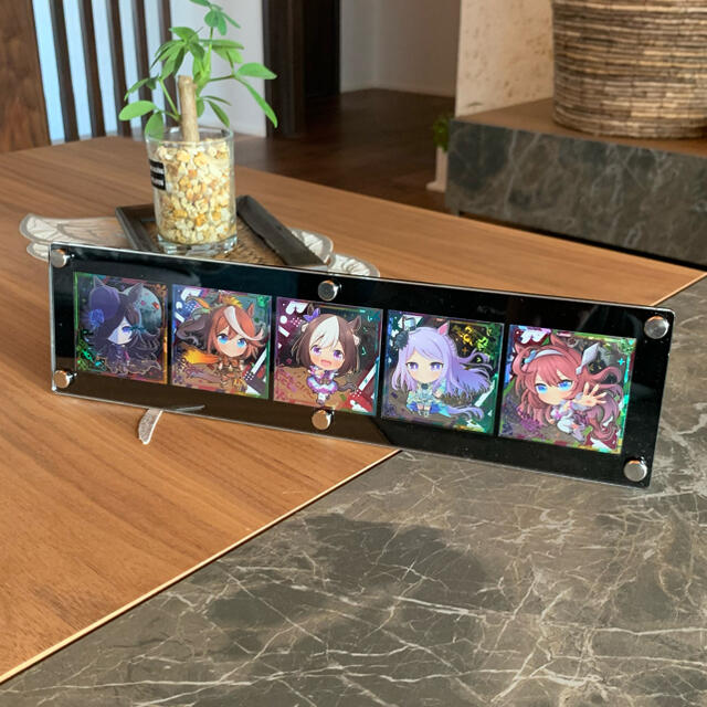 楽天市場】黒枠フレーム アクリルスクリューダウンスタンド (1枚用