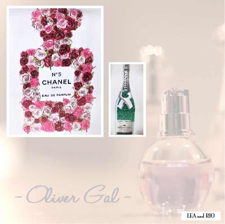 【Oliver Gal -オリバー・ガル-】 アート ウォールアート 絵画 スワロフスキー 周年 結婚 新築 開店 バースデイ 誕生日 ご褒美 かわいい おしゃれ ロゴ ボトル bottle パルファム パフューム 香水 シャンパン champagne お祝い 贈り物 プレゼント ギフト 返品交換不可