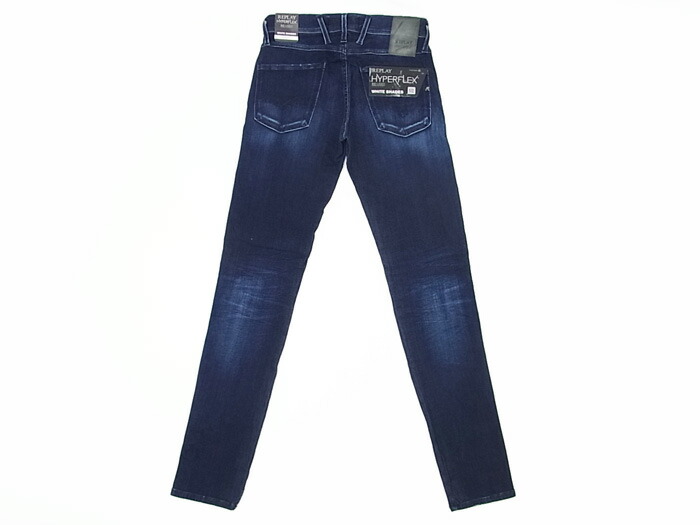 New Arrival Replay リプレイ メンズ デニム Hyper Flex Re Used ホワイトシェード アンバス ブルージーンズ M914y 000 661 Wi2 インディゴ ブルー イタリア ブランド 国内正規品 350 送料無料 Liceochiloe Cl