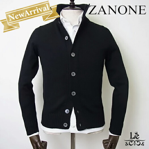 New Arrival Zanone ザノーネ Chioto キョート スタンドカラー カーディガン Kyoto ニットブルゾン メンズ ブラック 黒 ウール イタリア ブランド 秋冬 国内正規品 570 送料無料 Ice Org Br
