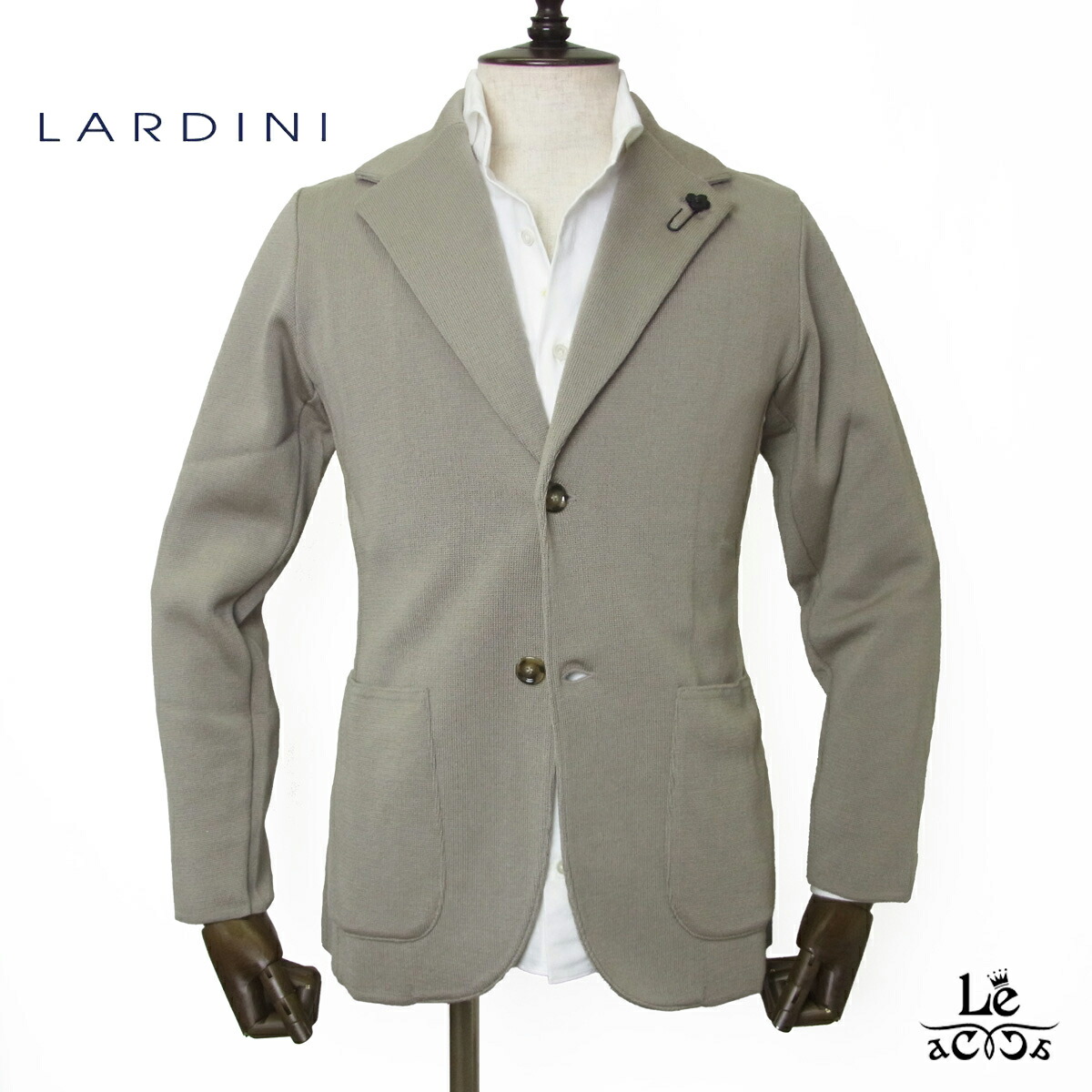 楽天市場】LARDINI ラルディーニ ニットジャケット ALJM565000 メリノ
