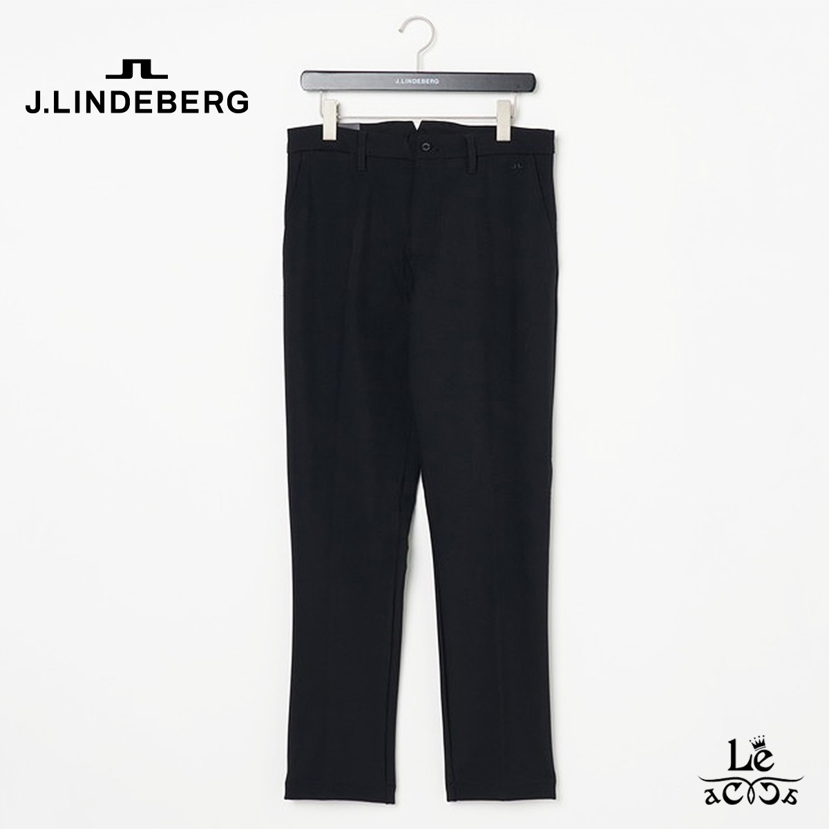 J.LINDEBERG ジェイ リンドバーグ サイドラインパンツ　ブラック　新品 J.LINDEBERG ジェイ リンドバーグ サイドラインパンツ ブラック
