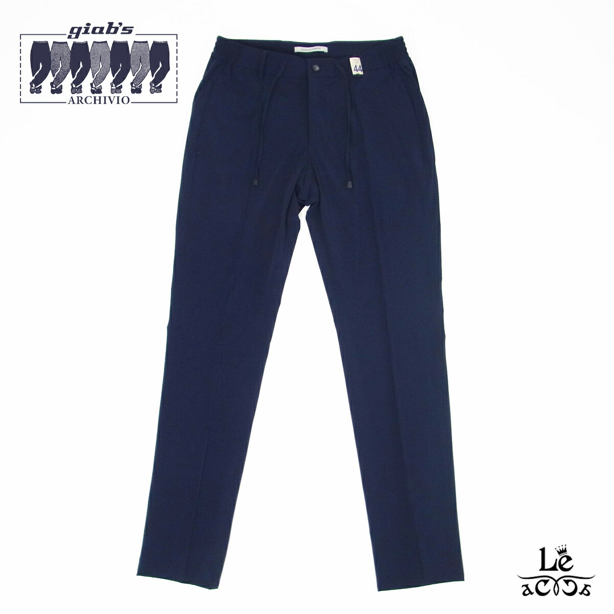 新品 giab's ARCHIVIO スラックス マサッチョ イタリア製 紺 楽天市場】ジャブス アルキヴィオ giab's ARCHIVIO マサッチョ