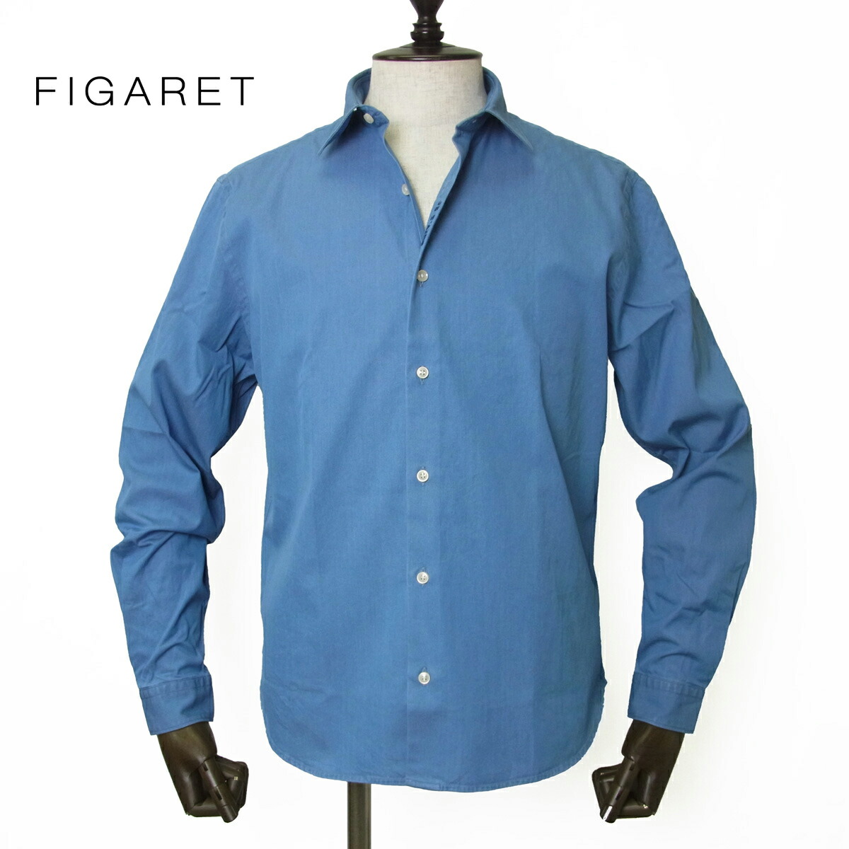 【ポイント5倍】FIGARET フィガレ シャツ メンズ 長袖 デニムシャツ シャンブレーシャツ Jetaime メンズ フランス ブランド 国内正規品【送料無料】