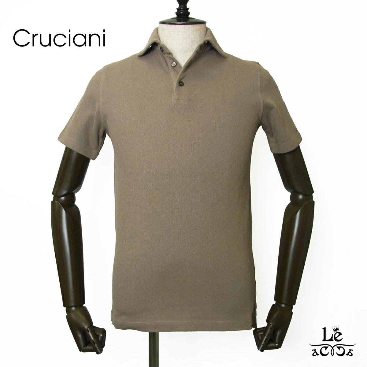 CRUCIANI Cruciani クルチアーニ 鹿の子 ポロシャツ JU1371