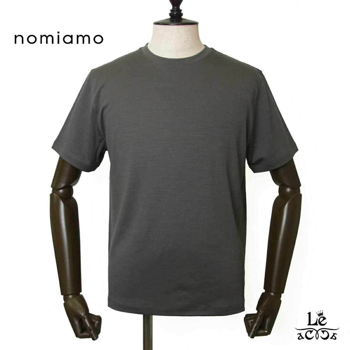 kinema waffle henley neck ブラック　サイズM Waffle-Knit Short-Sleeve Henley Shirt(L(MEN) Faded Black