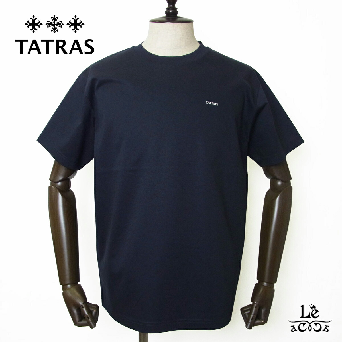【20％OFF】TATRAS タトラス Tシャツ メンズ SELO セロ 半袖 カットソー クルーネック ネイビー ブランド 国内正規品【送料無料】