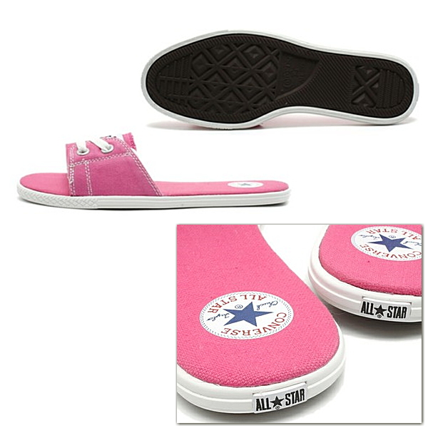 converse sandals pink