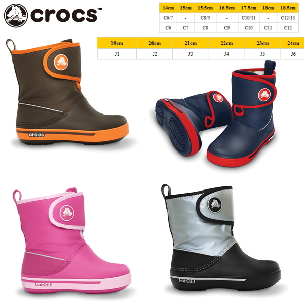 crocs kids boots