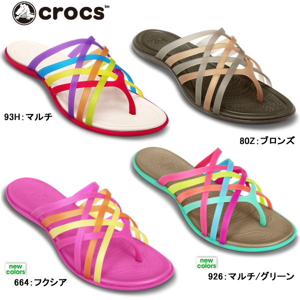 crocs huarache ladies flip flops