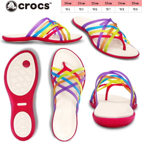 crocs huarache flip flop