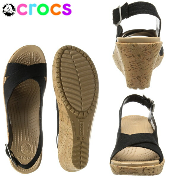 crocs aleigh wedge