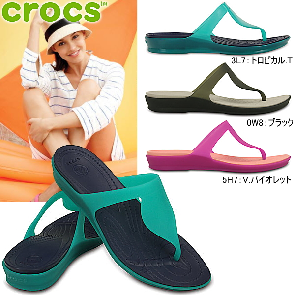 crocs rio flip flops