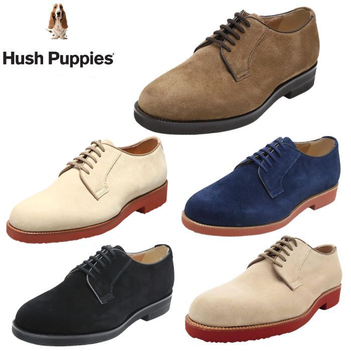 ハッシュパピー Hush Puppies M-120T メンズ スエード カジュアルシューズ 靴 豚革 撥水革 幅広3E ブラック ブラウン ベージュ ネイビー 軽量 オシャレ スニーカー プレーントゥ｜靴のセレクトショップ　Lab