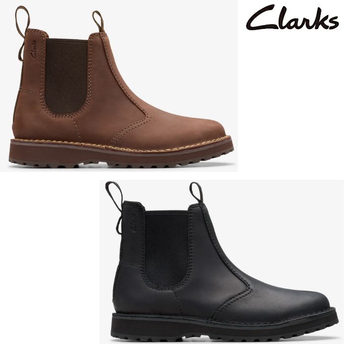 クラークス Clarks 26179715 26178988 ソルスブリーイージー Solsbury Easy メンズ サイドゴアブーツ カジュアル シューズ レザー|靴のセレクトショップ Lab