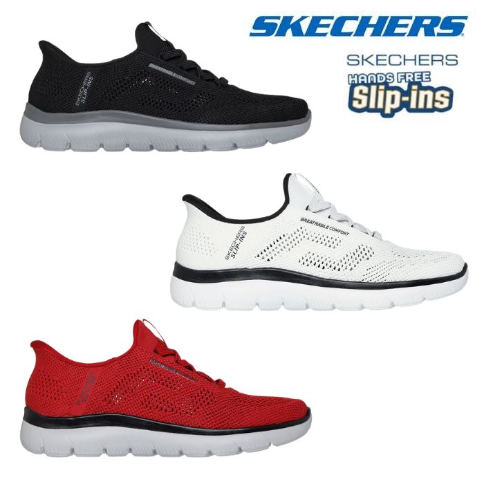 スケッチャーズ SKECHERS スリップインズ サミッツ パーフォ 232939 メンズ SUMMITS PERFO 心地よい 置き目とり捨てる 紐靴 世界人 学習者 通学 部活 黒いこと 白いこと 赤いこと 分かりやすい 手を使わずに履ける靴  立った往々にして 履ける 靴 ハンズフリー スニーカー