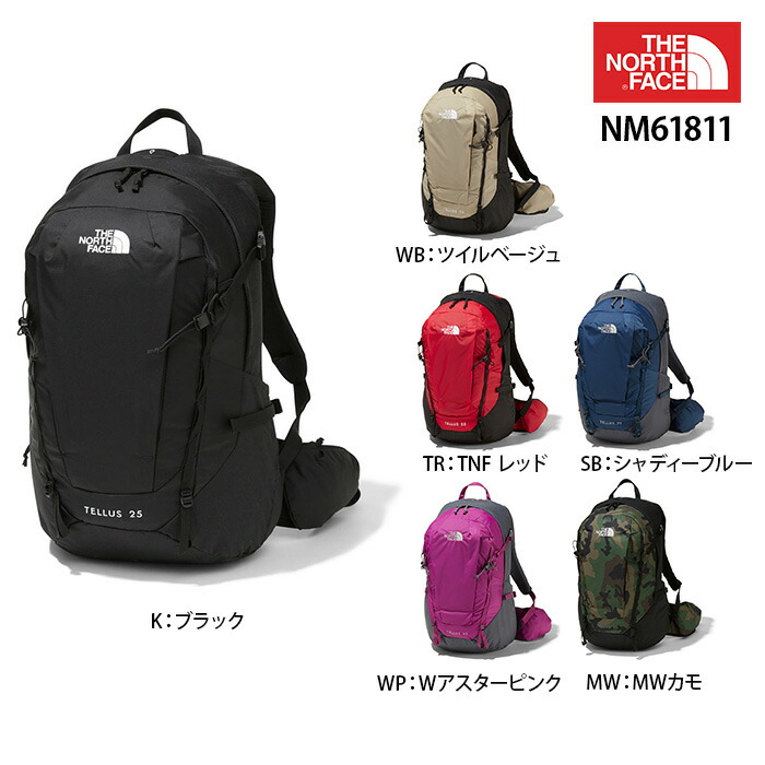 Select Shop Lab Of Shoes North Face Rucksack Tellus 25 The North Face Tellus 25 Nm Rakuten Global Market