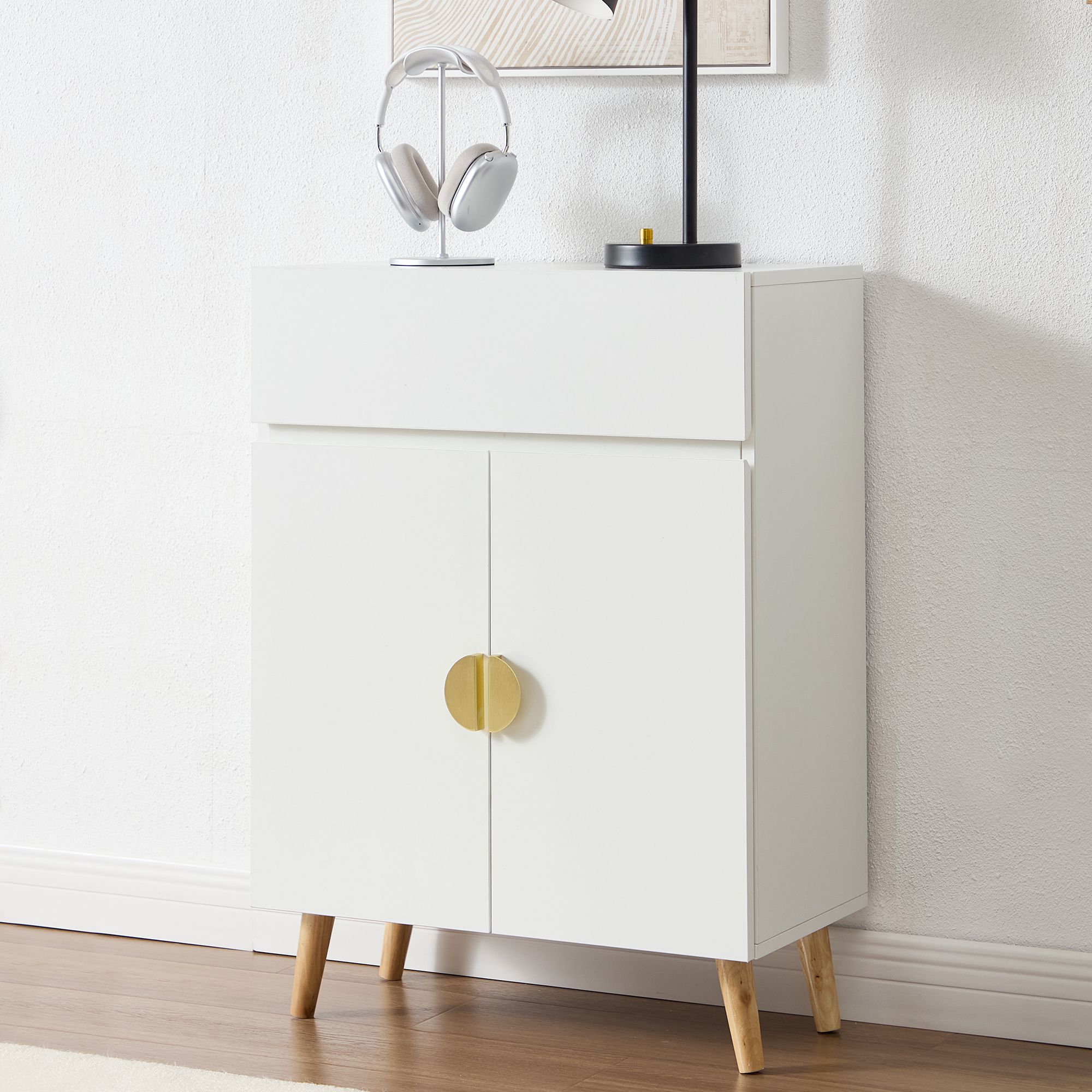 ホワイト　キャビネット サイドボード 楽天市場】☆10%クーポン配布中☆ LEADHIGH サイドボード