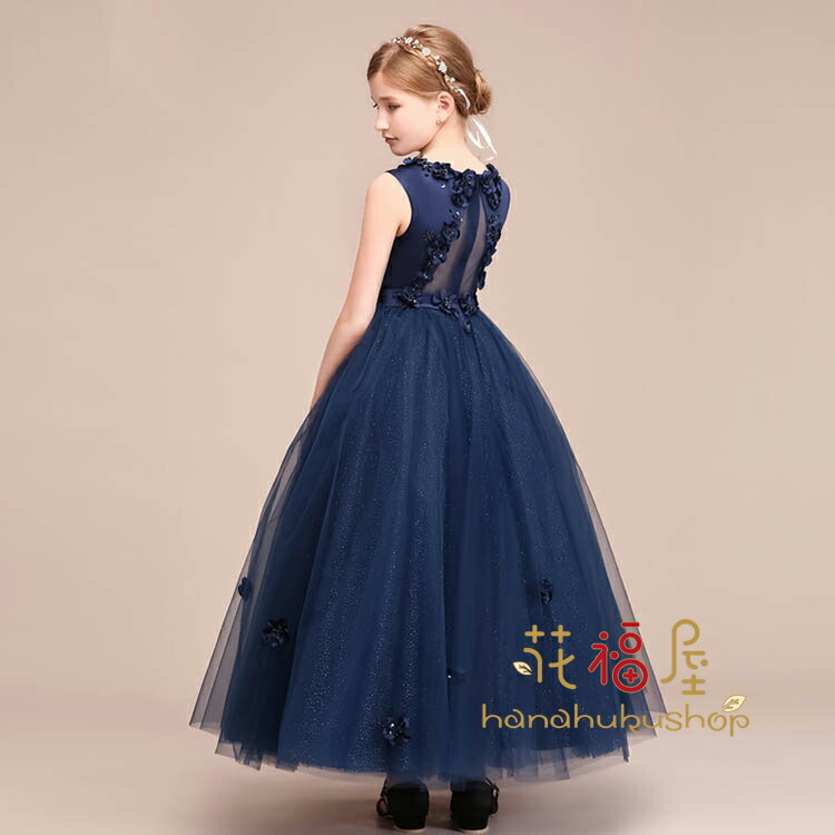 【時限特恵！最低10890円！】子供ドレス 女の子 発表会 結婚式 子ども 子供 花柄 キッズ プリンセス ドレス レースワンピース お呼ばれ/ピアノ演奏会