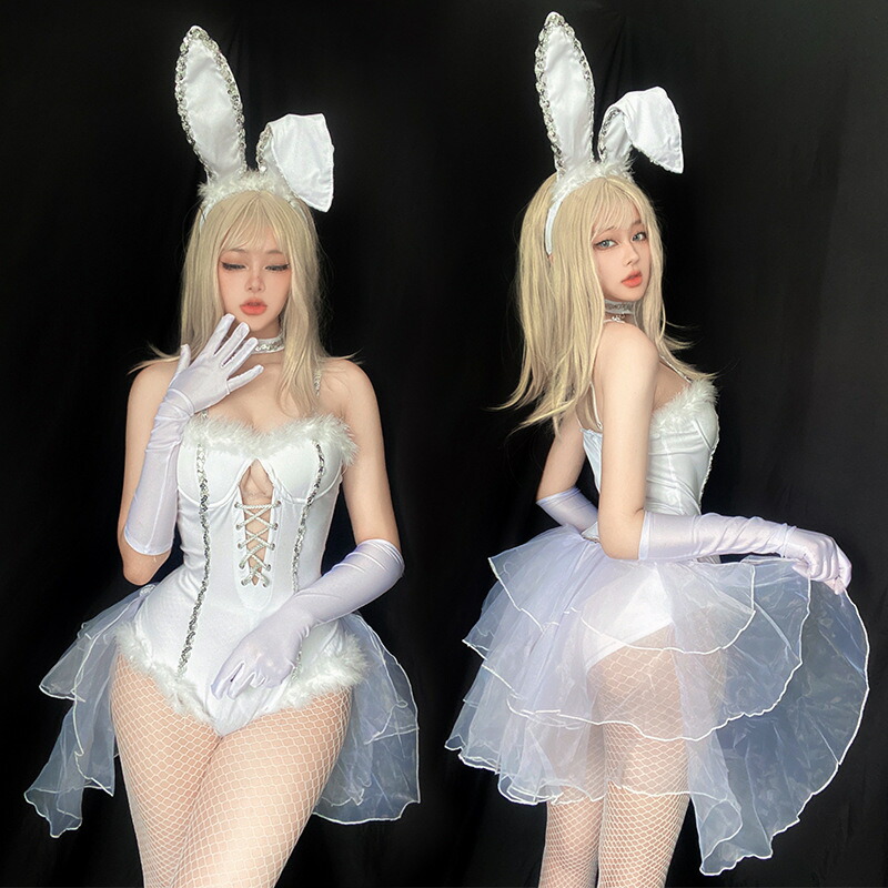 【時限特恵！最低5107円！】バニーガール うさ耳 レディース セクシー 仮装 バニー 制服 ハロウィン衣装 クラブ バー ウサギ うさぎ ミニ ワンピース ハロウィン コスチューム セクシー 大人 レディース 可愛い Halloween イベント ハロウィーン 変装