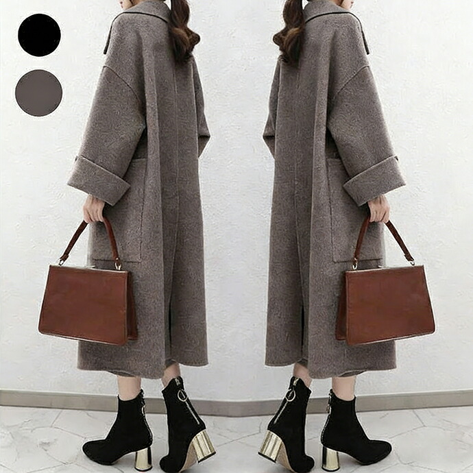 【時限特恵！最低17171円！】カシミヤコート レディース スーパーロングコート コート チェスターコート カシミヤ スプリング トレンチコート 母の日 プレゼント 秋 初冬 通勤 ロング丈