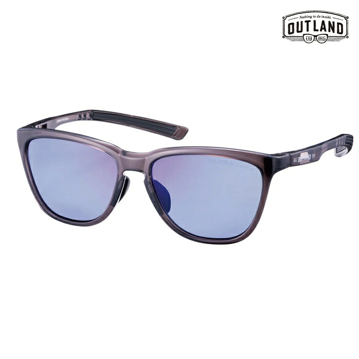 OUTLAND BAATARA アウトランド バータラ SUNGLASSES OL600-0167GRY サングラス クリアウォームグレイ / 偏光ULアイスブルー ハイパフォーマンス&スタンダードモデル アイウェア フィッシング アウトドア 高機能 メードインジャパン 山本光学|リード大阪