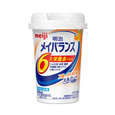 【36個セット！】【送料無料！】メイバランスミニ カップ フルーツ・オレ味(125ml) 【meiji】